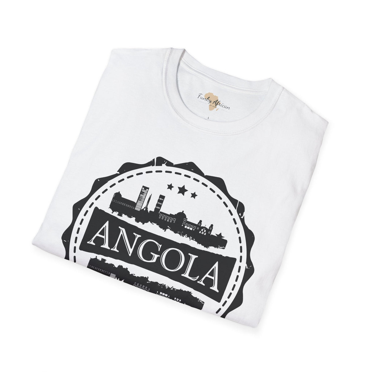 Angola Stamp unisex tee Funky African