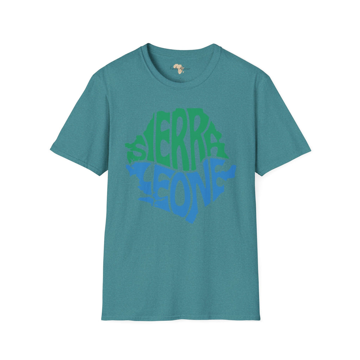 Sierra Leone cut unisex softstyle tee Funky African