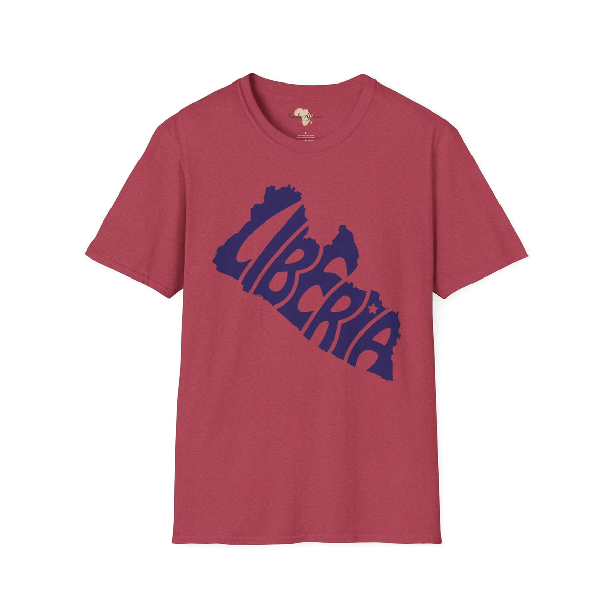 Liberia cut unisex softstyle tee Funky African
