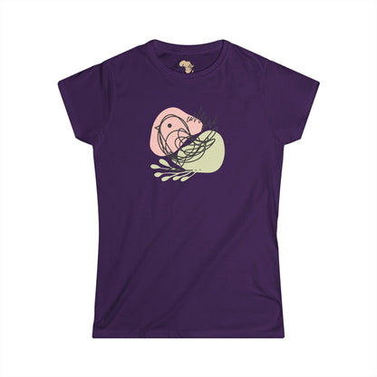 Early bird Women's Softstyle Tee Funky African