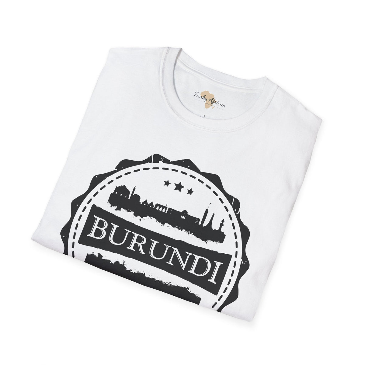 Burundi Stamp unisex tee Funky African