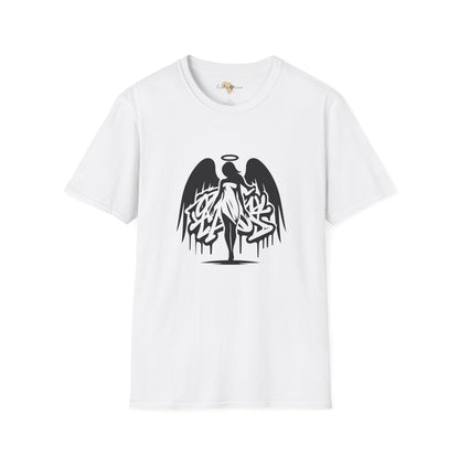 Angel graffiti unisex softstyle tee