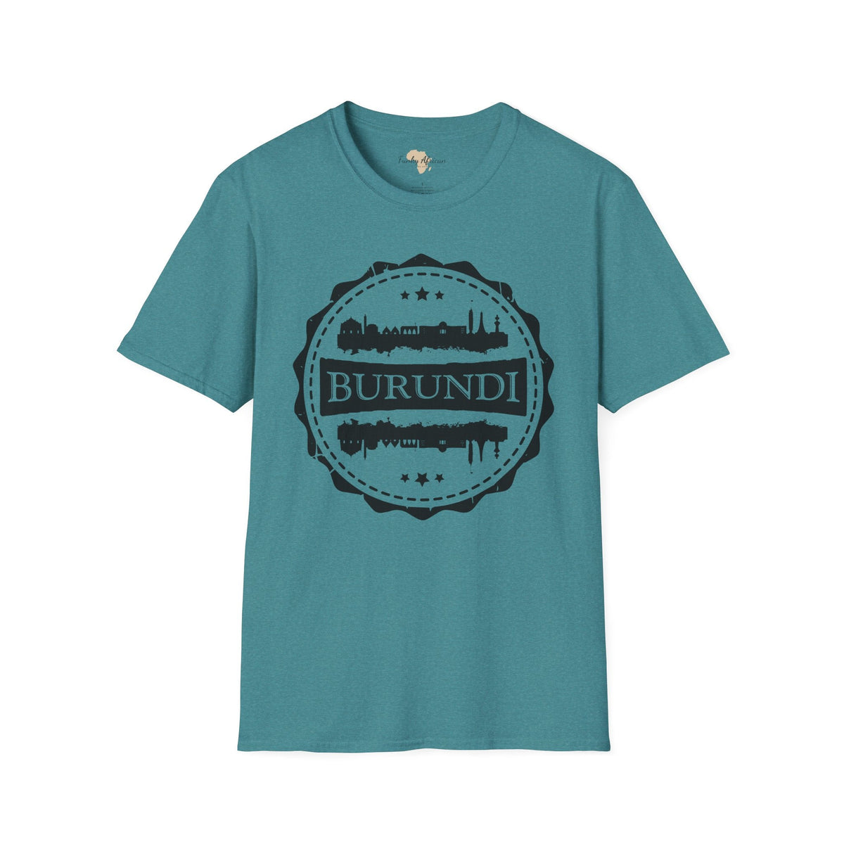 Burundi Stamp unisex tee Funky African
