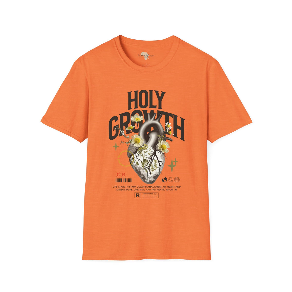 Holy growth unisex tee Funky African