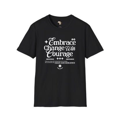 Embrace change unisex softstyle tee