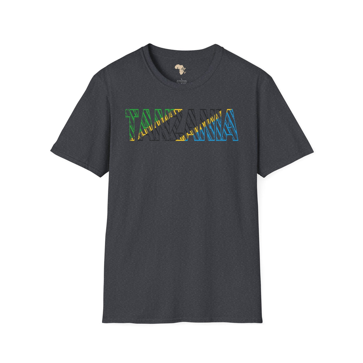 Tanzania text unisex softstyle tee Funky African