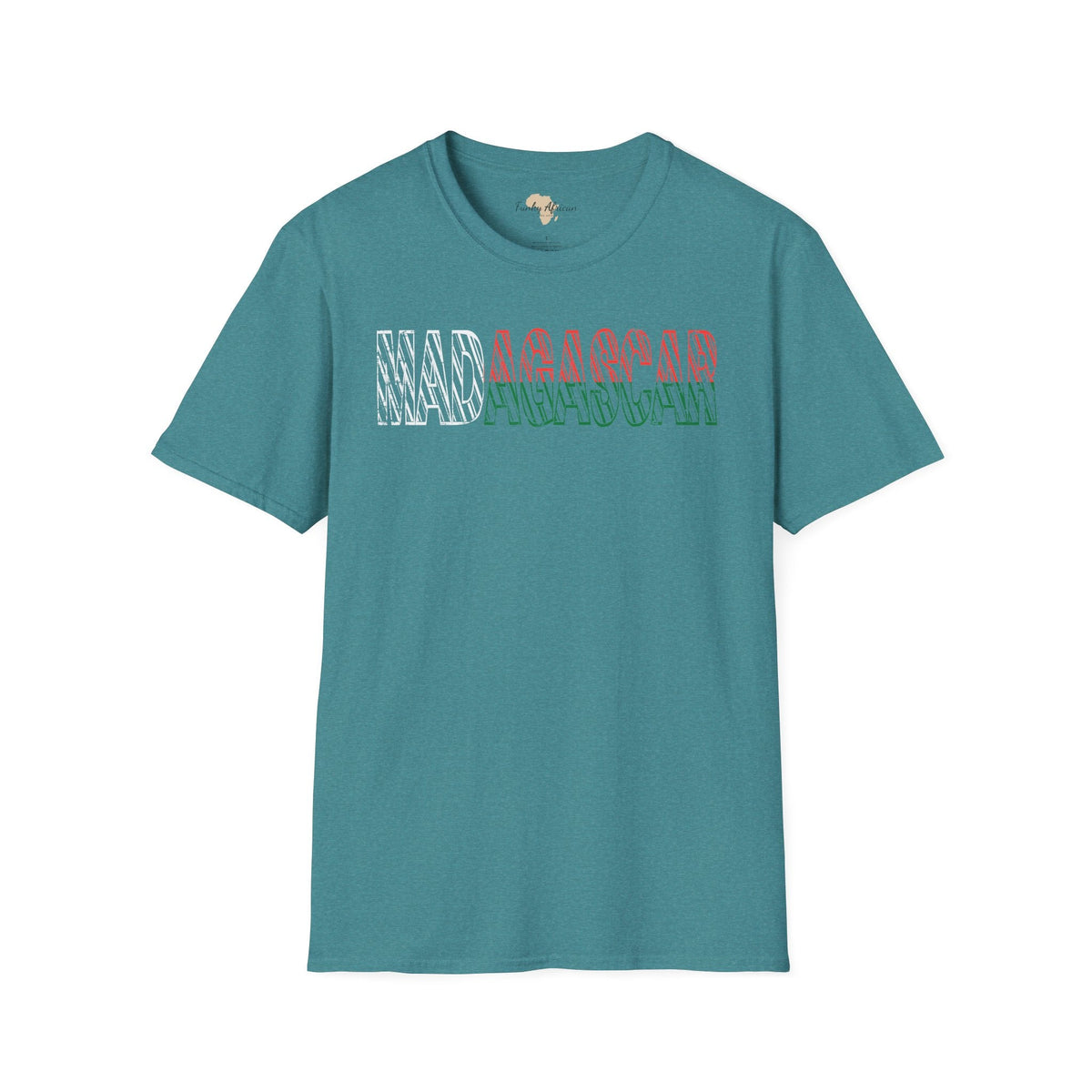 Madagascar text unisex softstyle tee Funky African