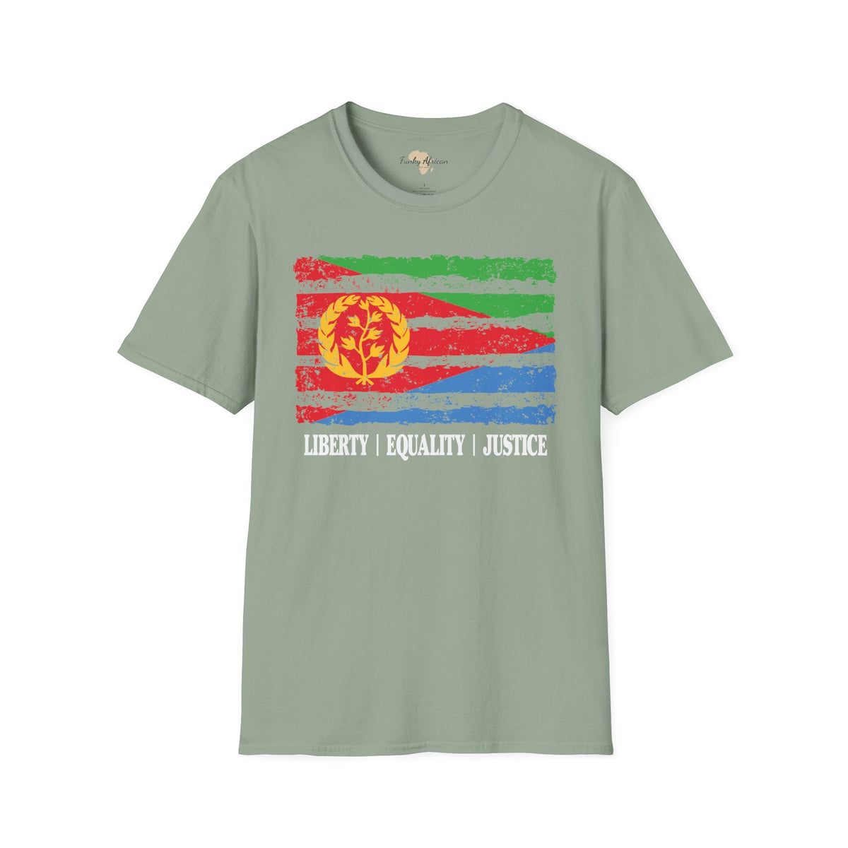 Eritrea strip unisex softstyle tee Funky African