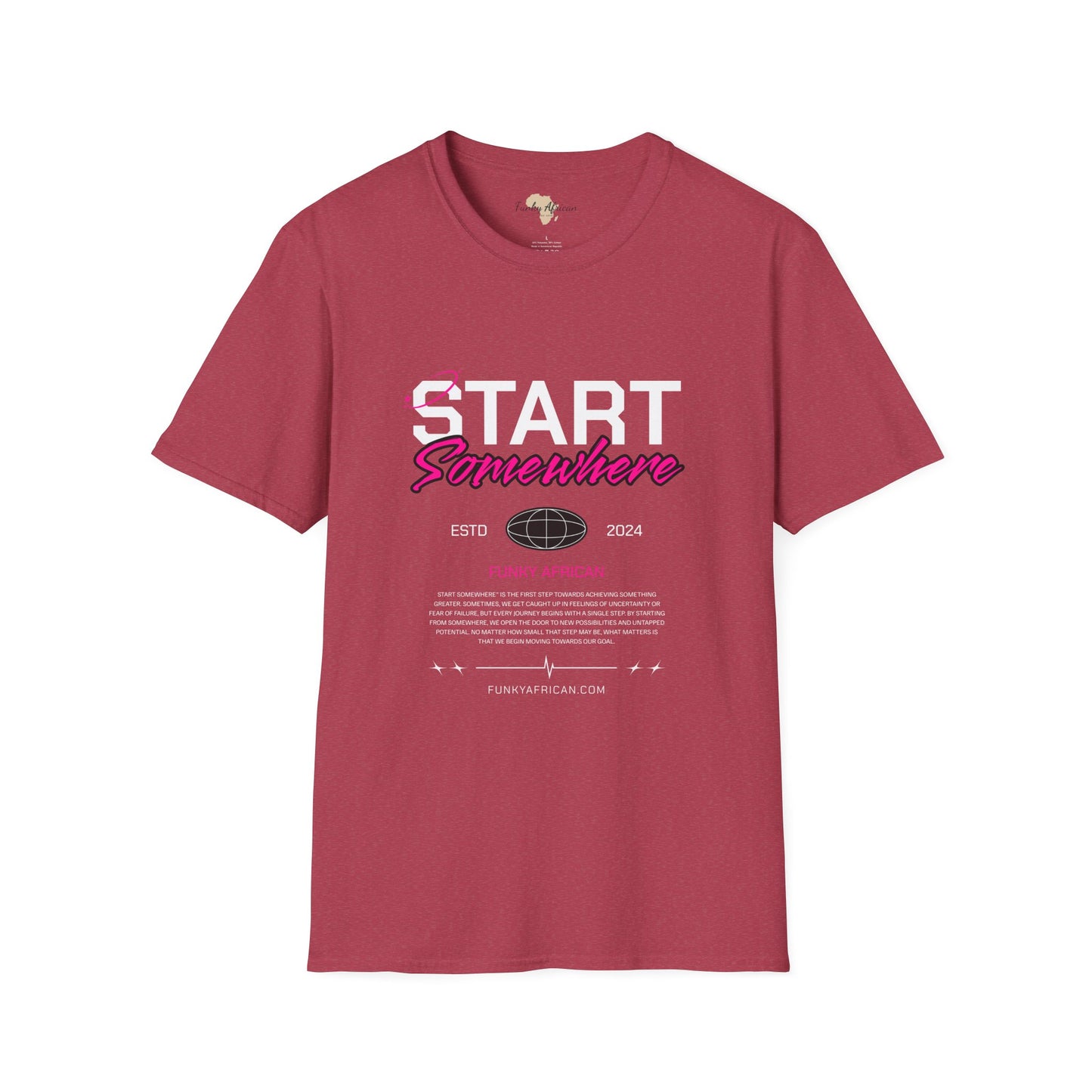 Just start unisex softstyle tee