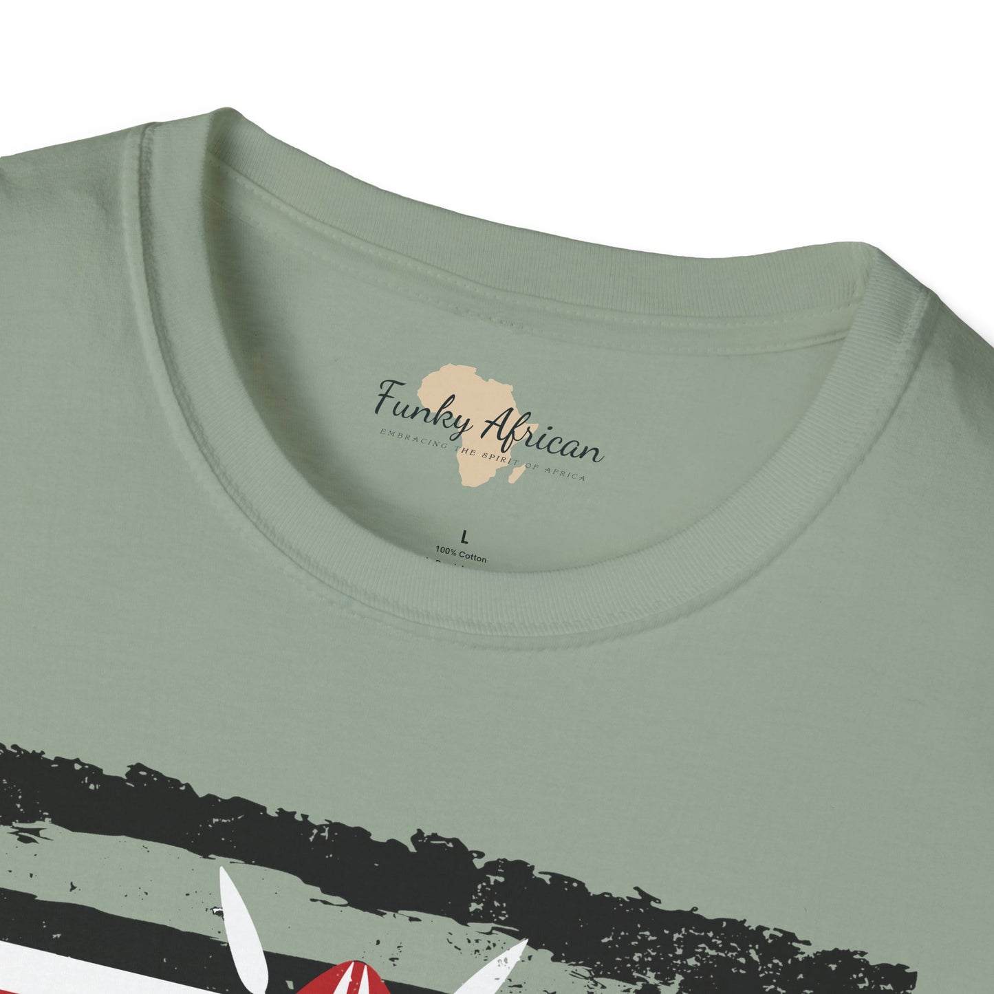 Kenya strip unisex softstyle tee