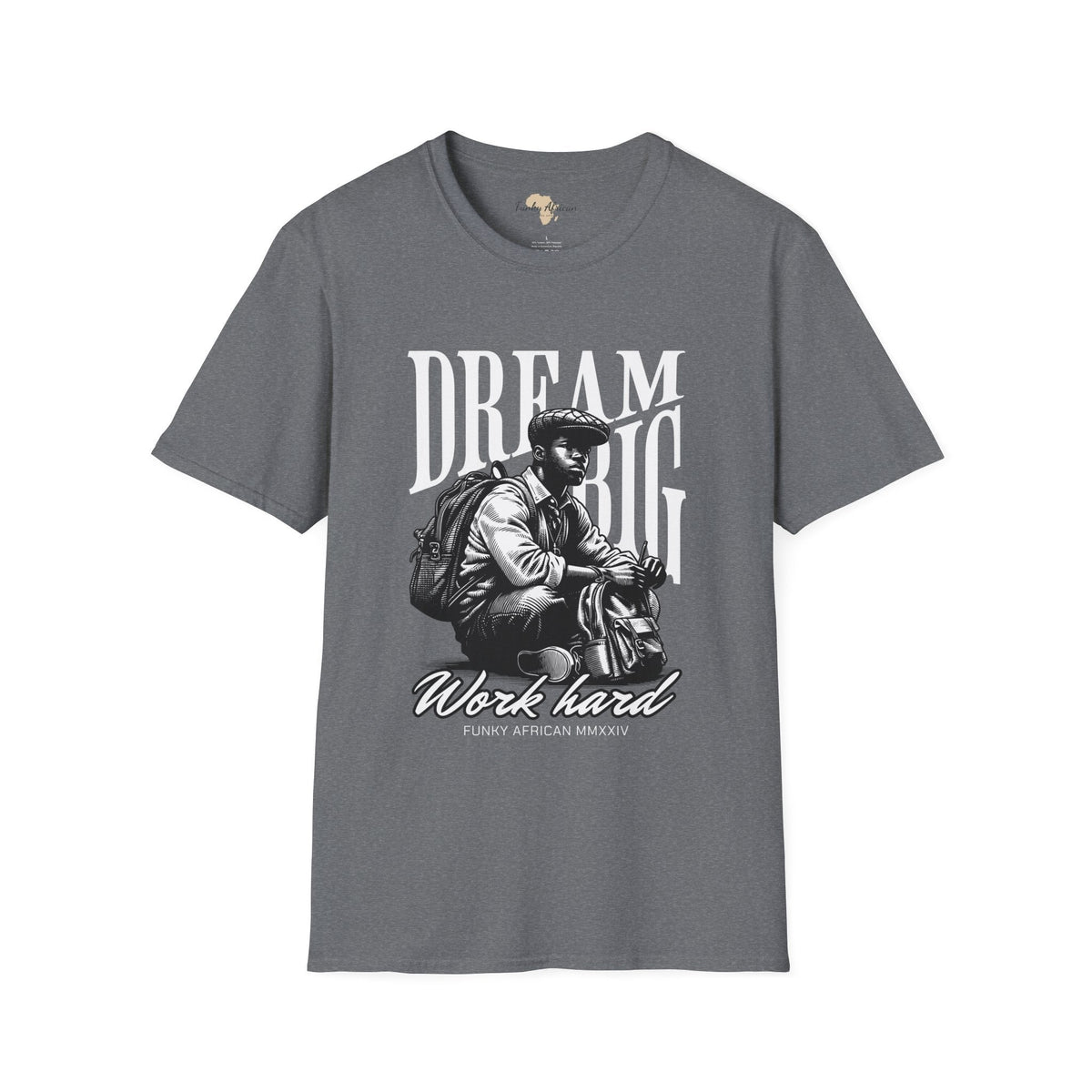 Dream big unisex softstyle tee Funky African