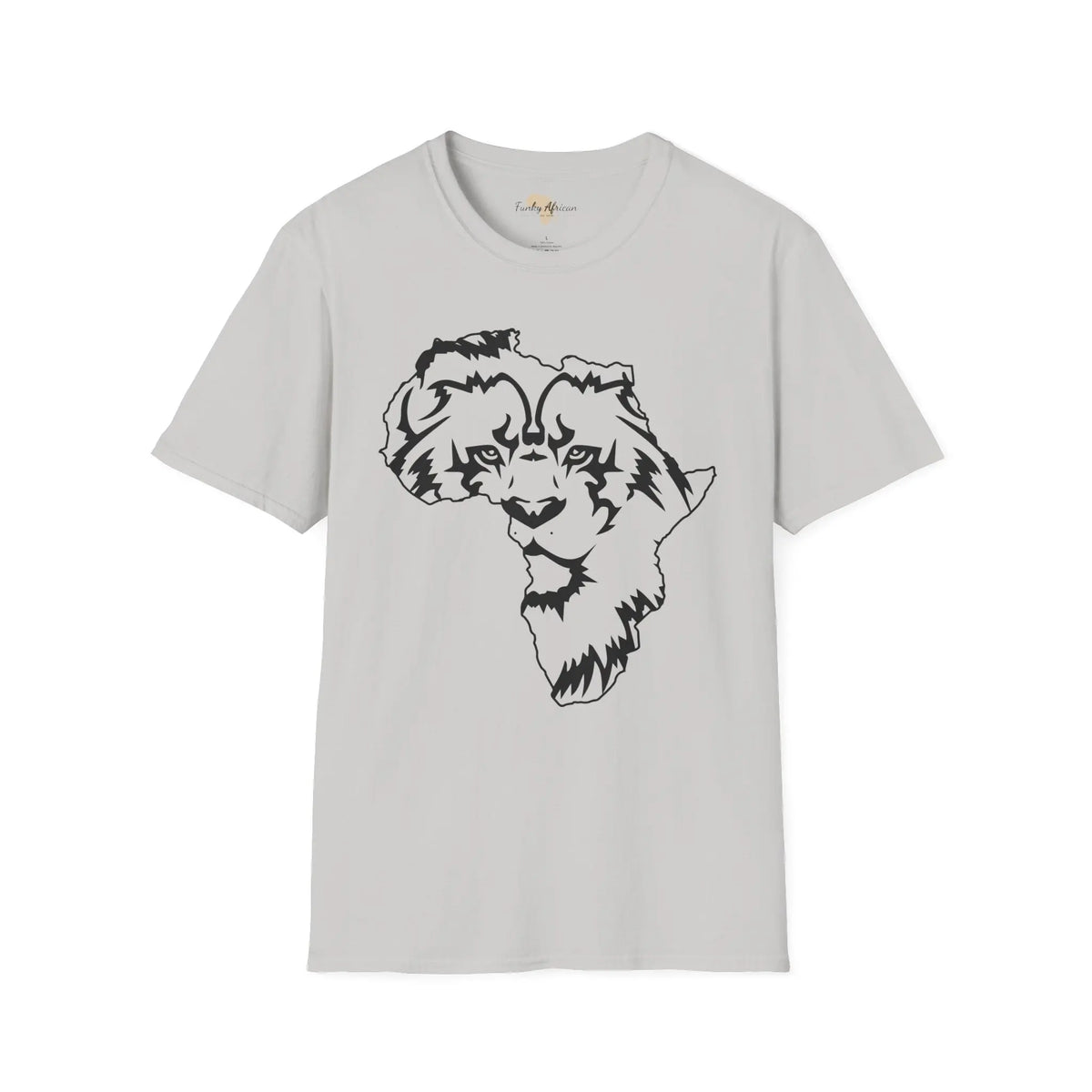 African map graffiti unisex softstyle tee Funky African