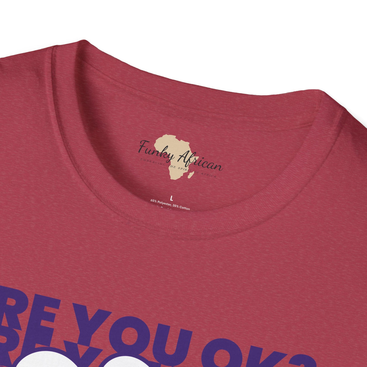 Are you ok unisex softstyle tee Funky African