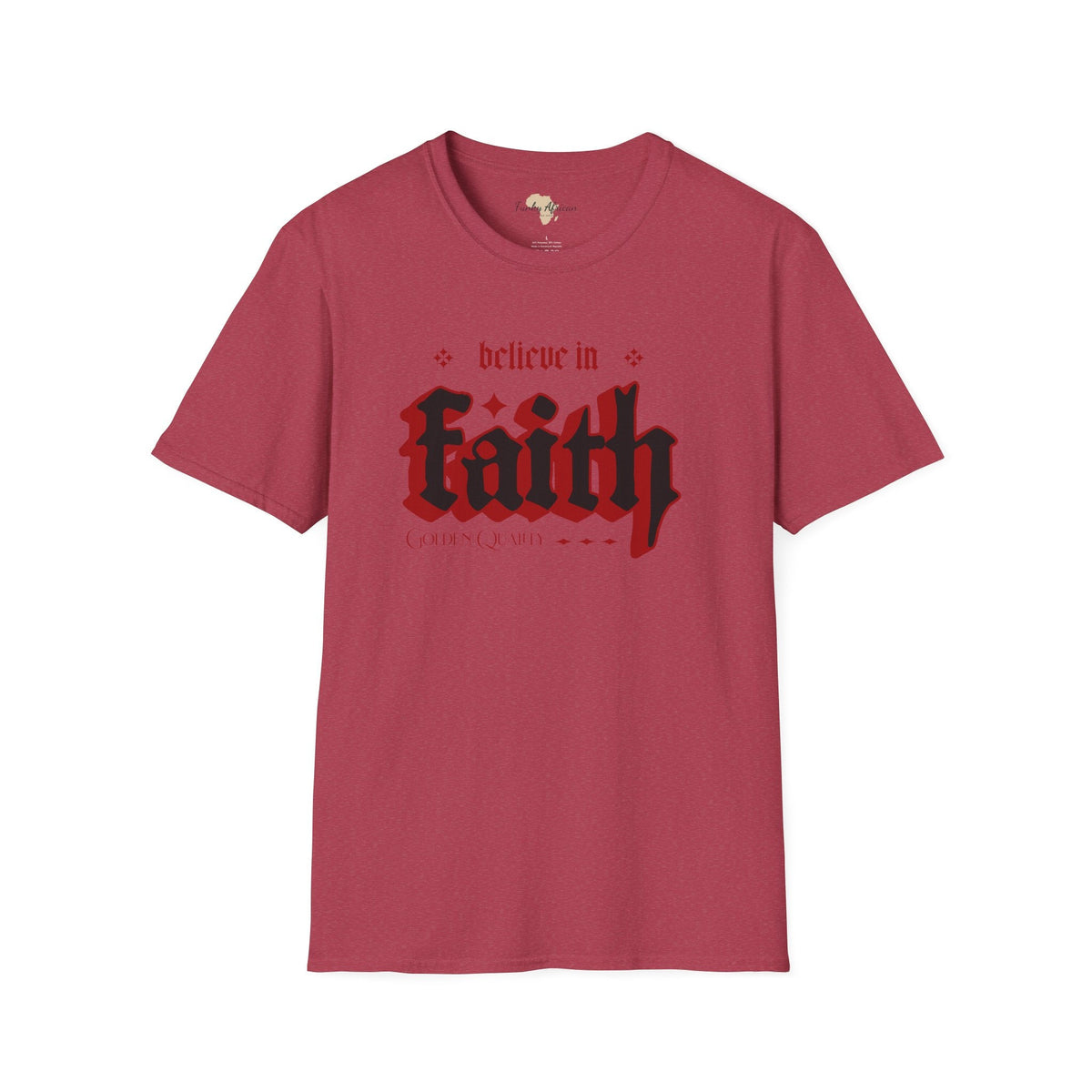 Believe unisex tee Funky African