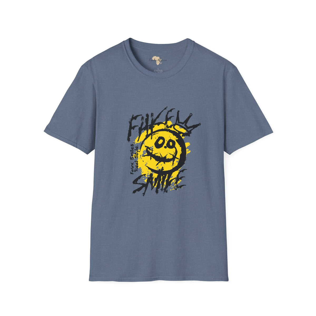 Fake smile unisex tee Funky African