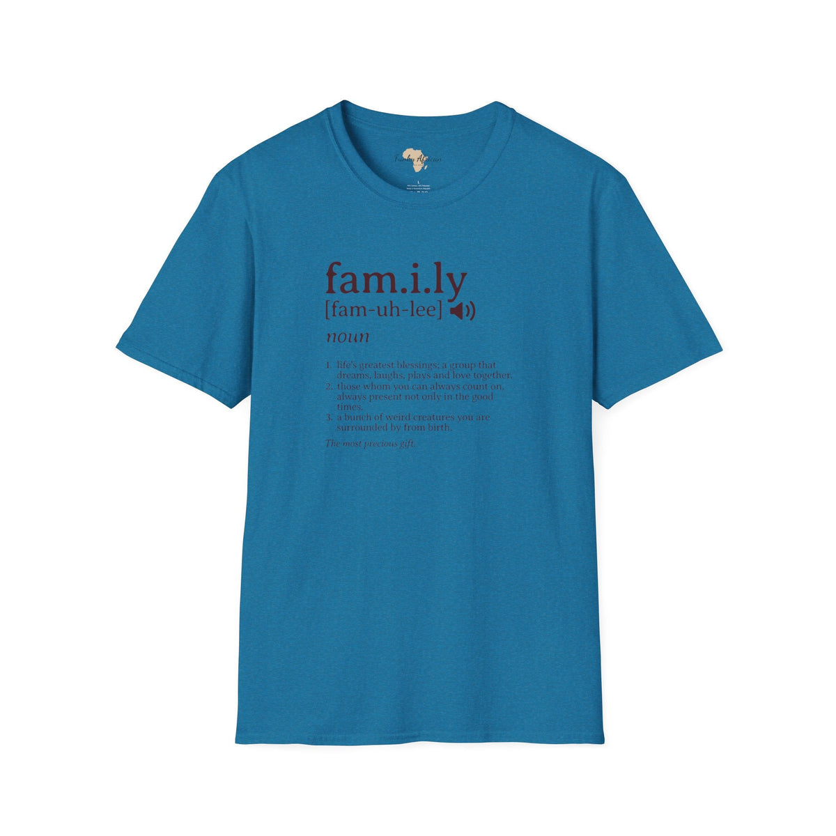 Family unisex softstyle tee Funky African