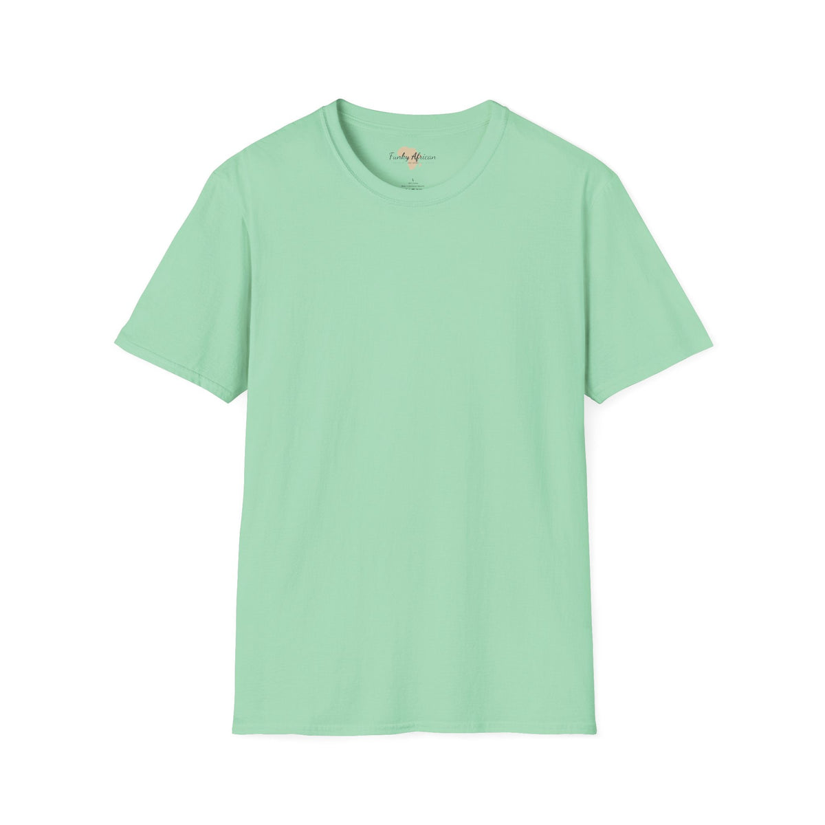 Blank unisex softstyle tee Funky African