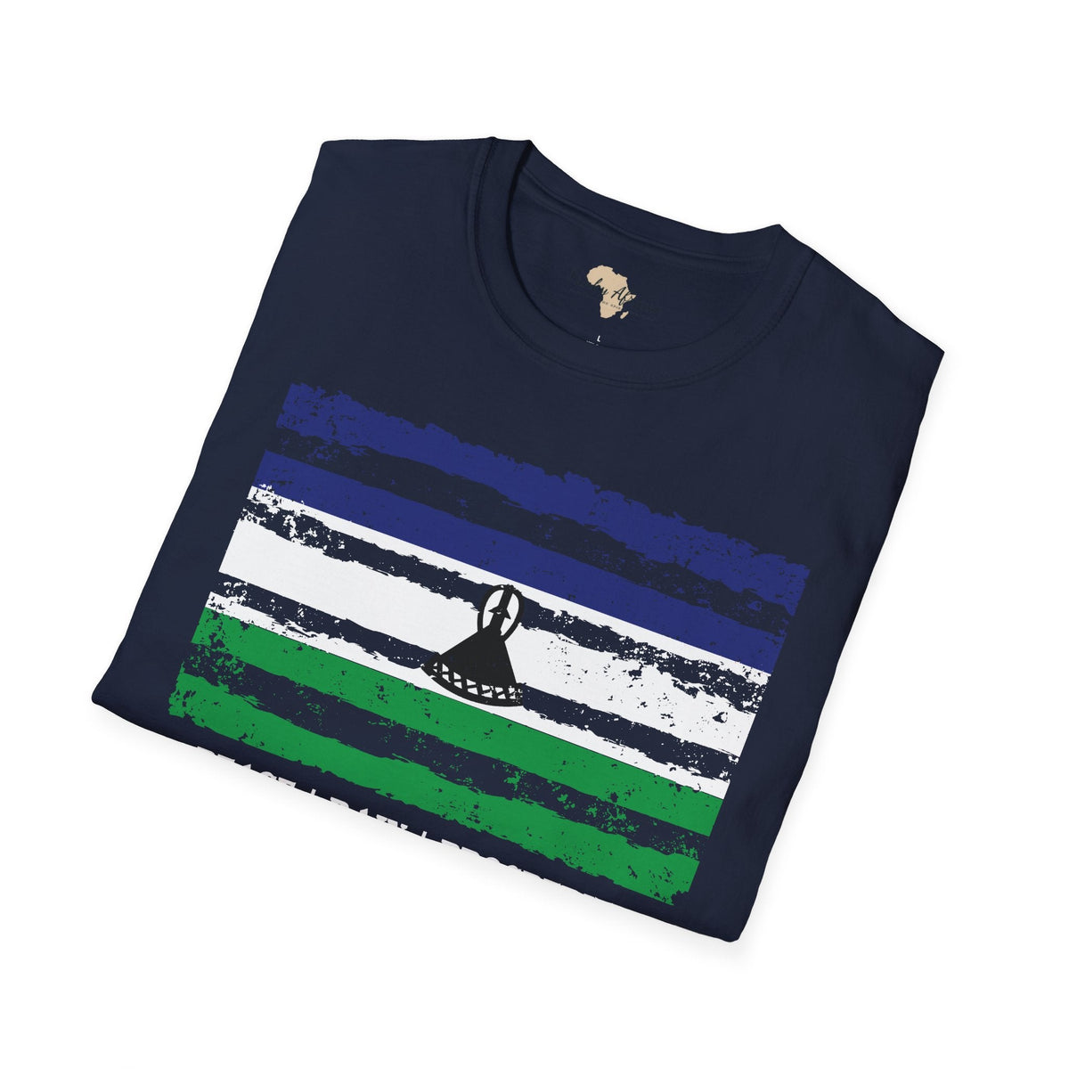 Lesotho strip unisex softstyle tee Funky African