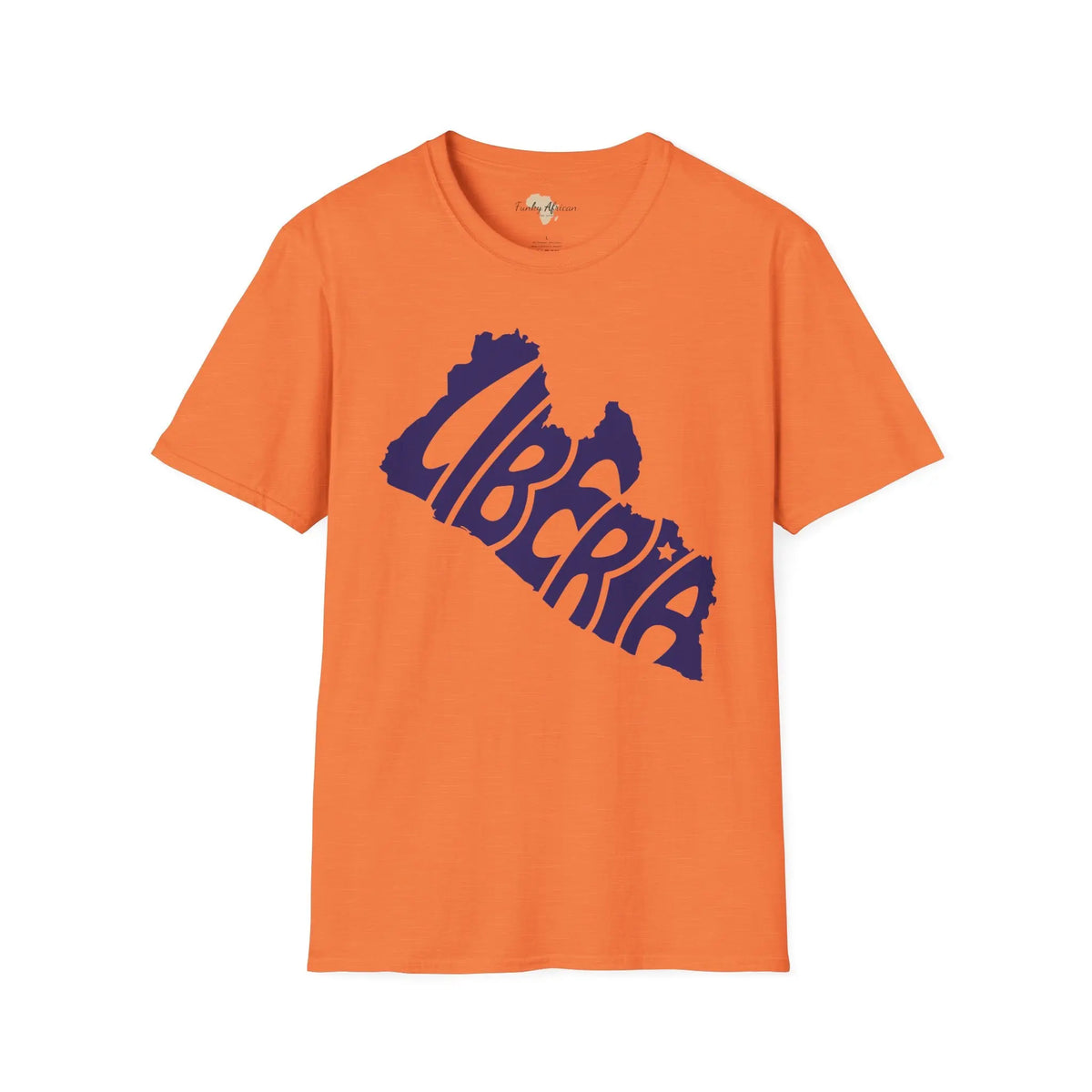 Liberia cut unisex softstyle tee Funky African