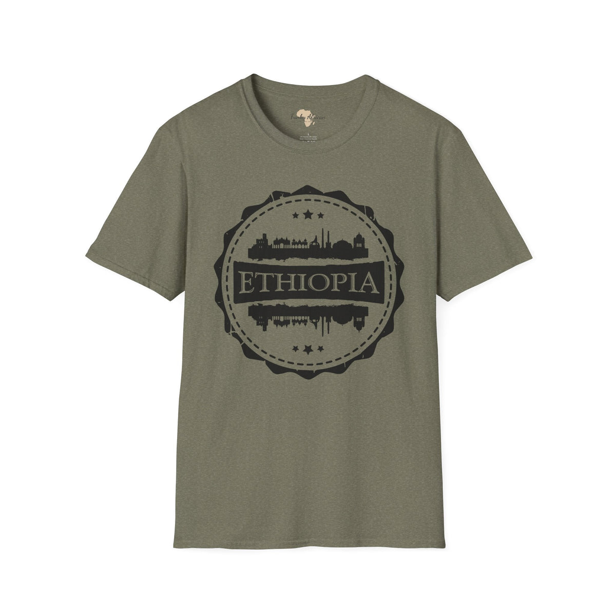 Ethiopia Stamp unisex tee Funky African