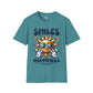 Smiles and happiness unisex softstyle tee