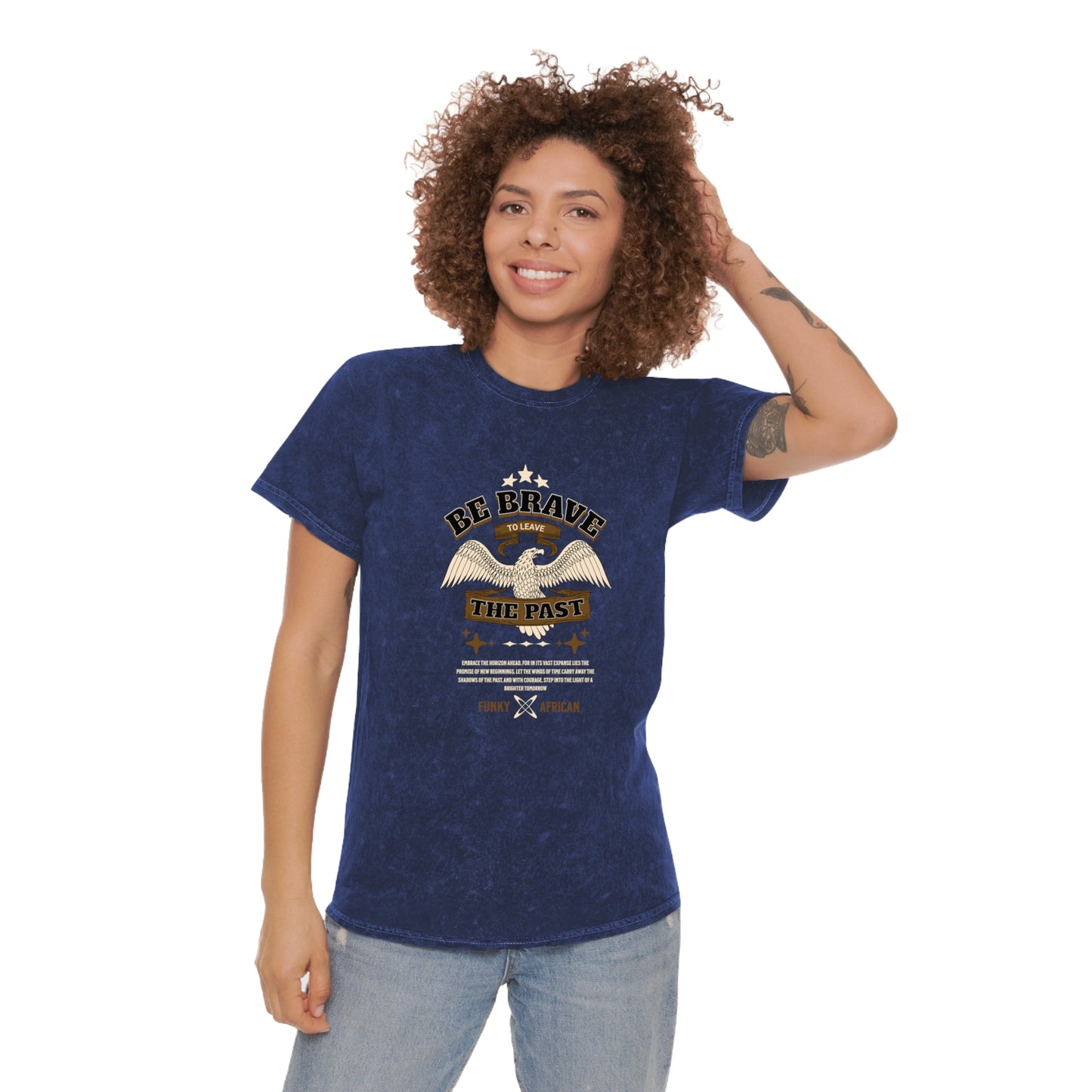Be brave unisex wash tee