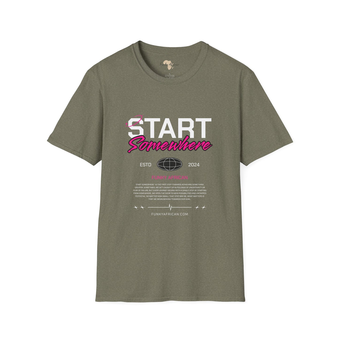 Just start unisex softstyle tee
