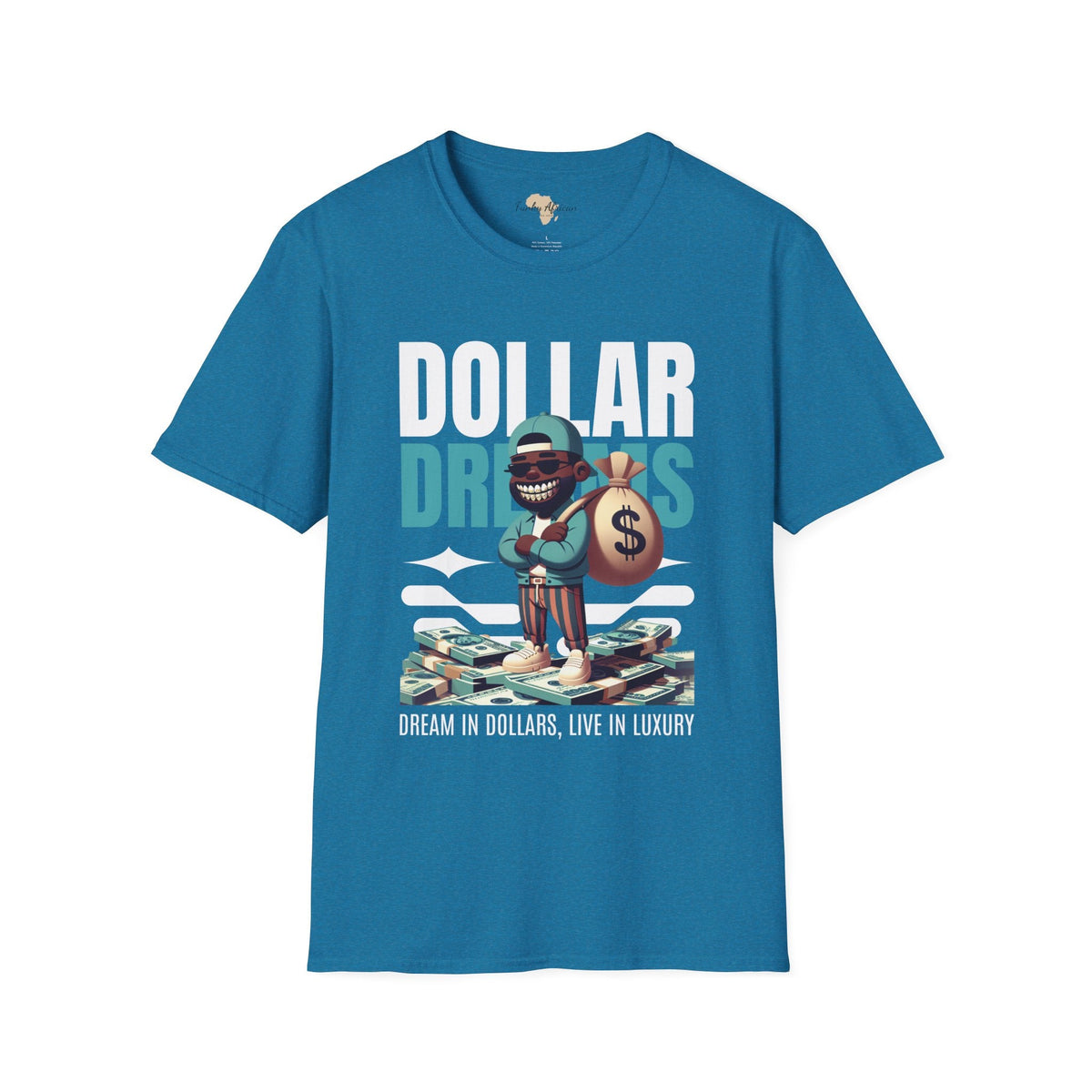 Dream in dollars unisex softstyle tee Funky African