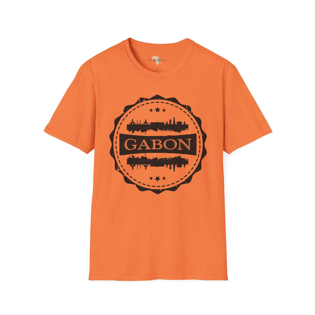 Gabon Stamp unisex tee Funky African