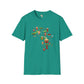 African map unisex softstyle tee