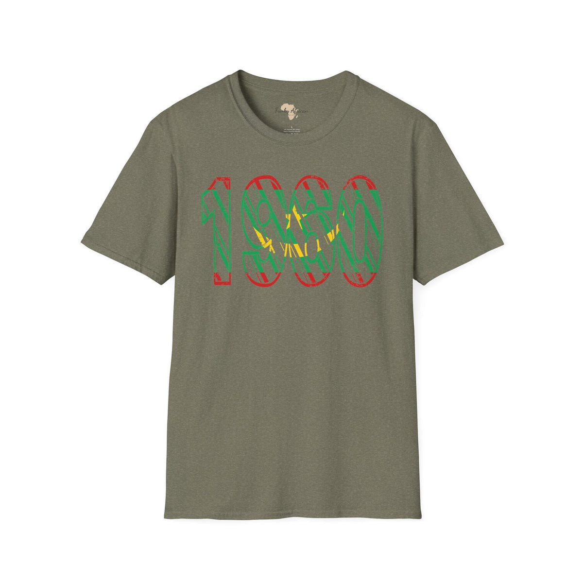 Mauritania year unisex softstyle tee Funky African