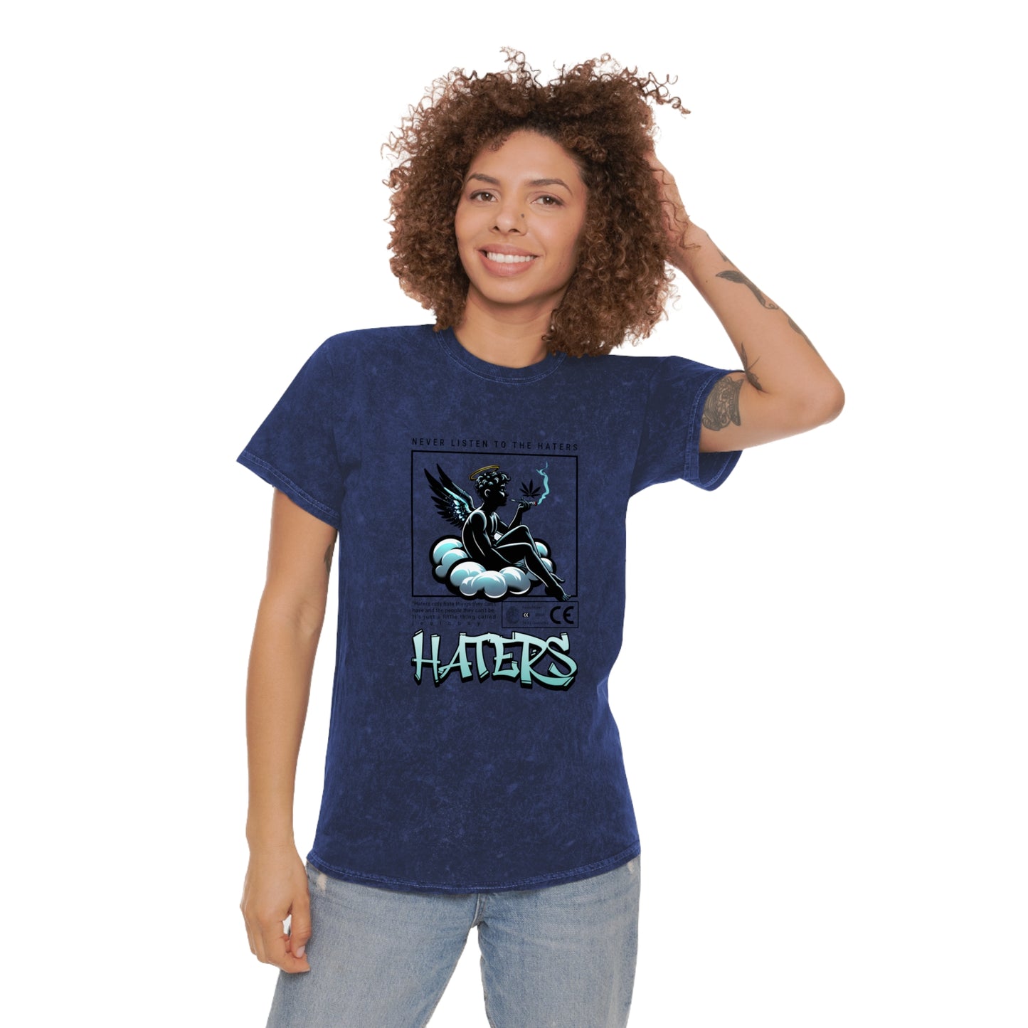Haters unisex wash tee
