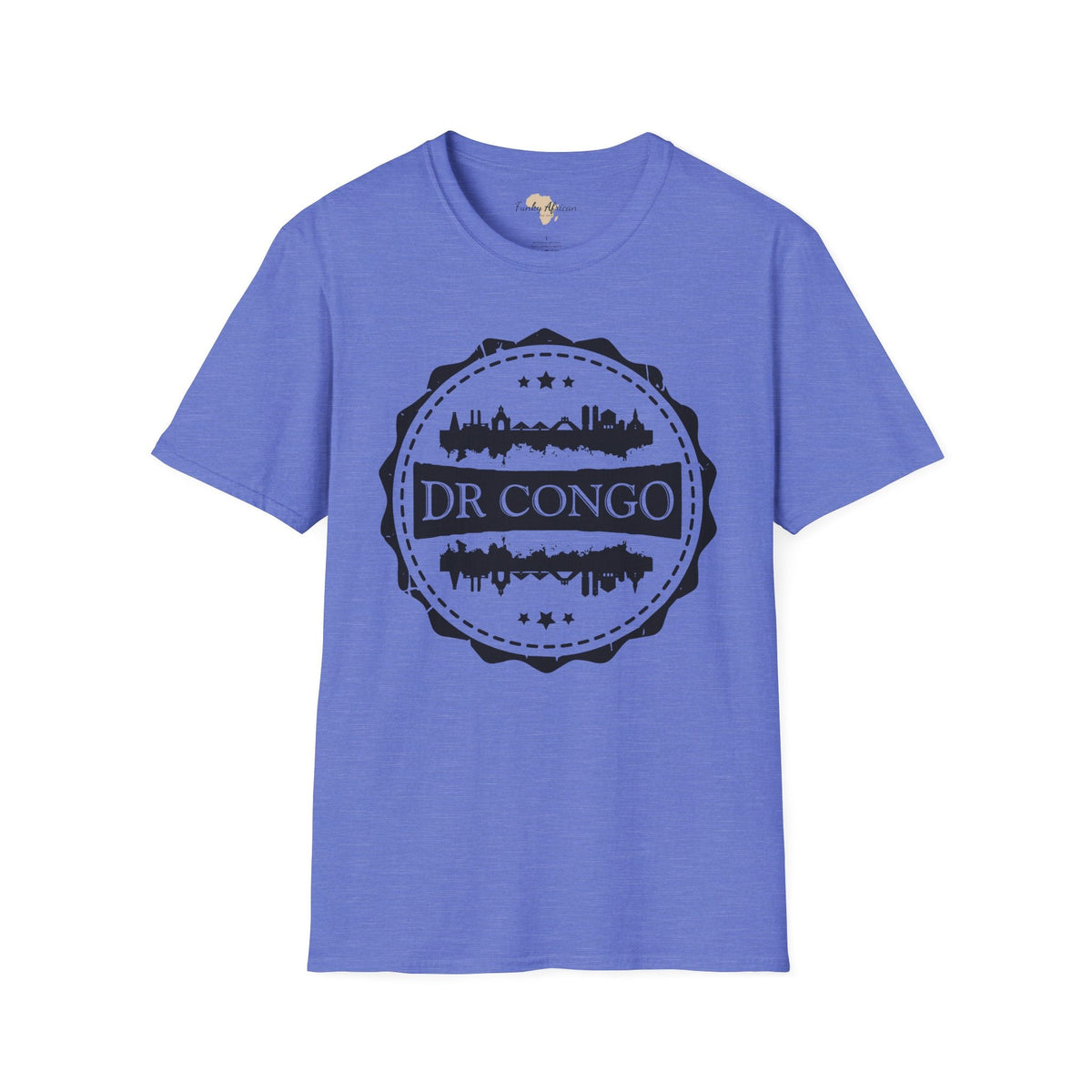 DR Congo Stamp unisex tee Funky African