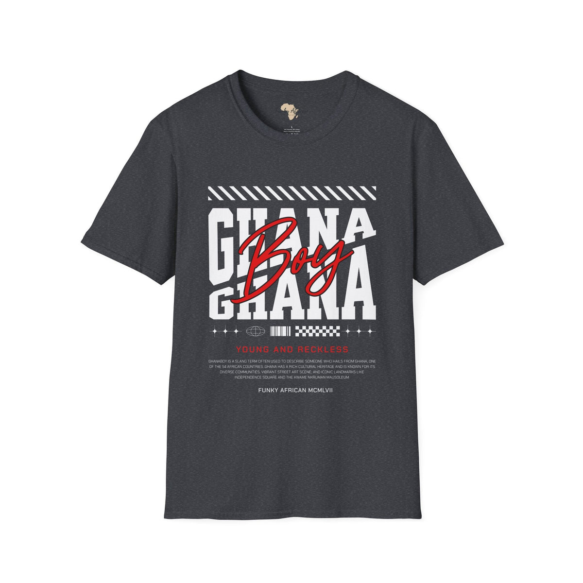 Ghana boy unisex softstyle tee Funky African