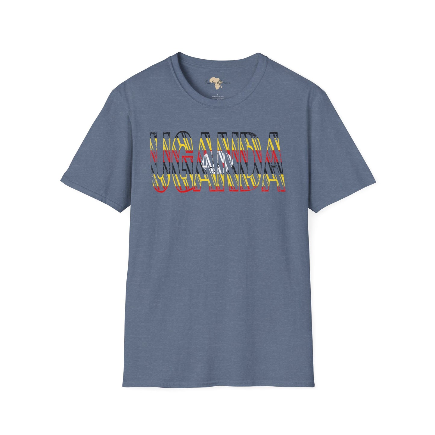 Uganda text unisex softstyle tee