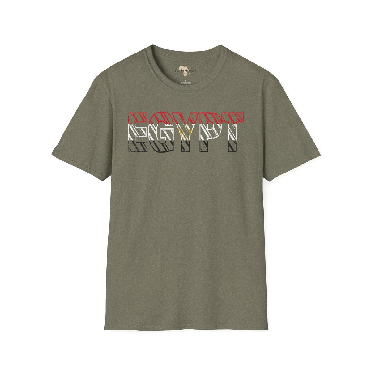 Egypt text unisex softstyle tee Funky African