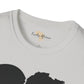 Love, Africa graffiti unisex softstyle tee
