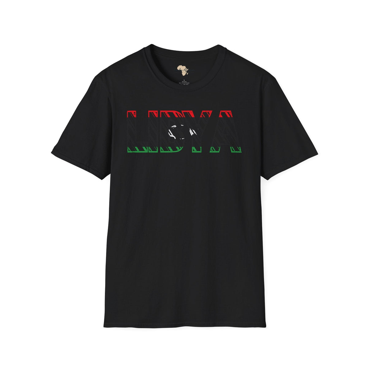 Libya text unisex softstyle tee Funky African