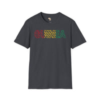 Guinea text unisex softstyle tee Funky African