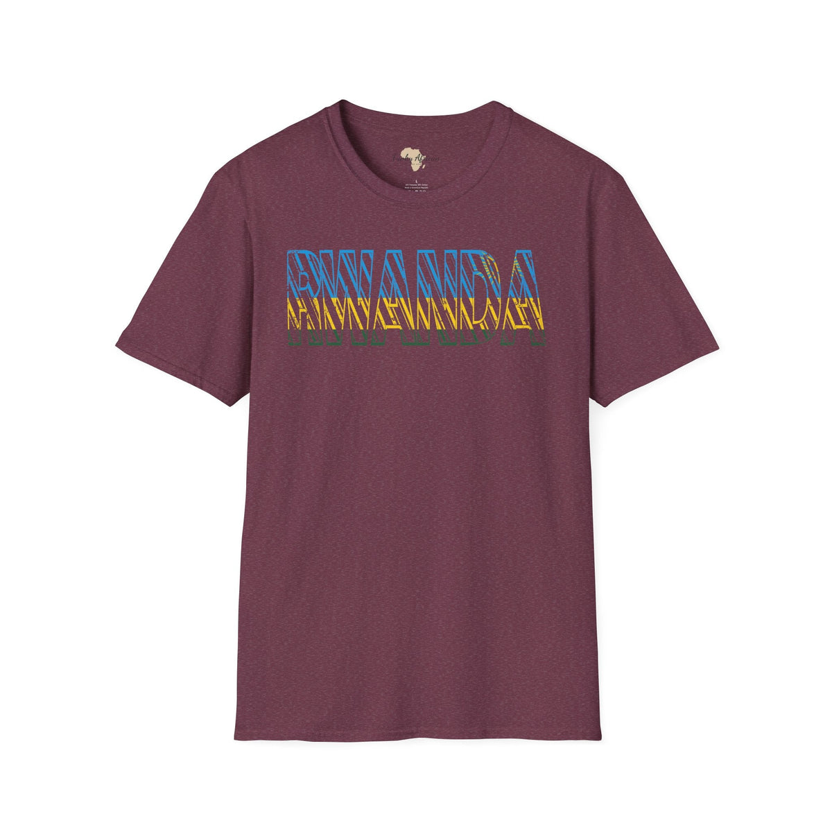 Rwanda text unisex softstyle tee Funky African