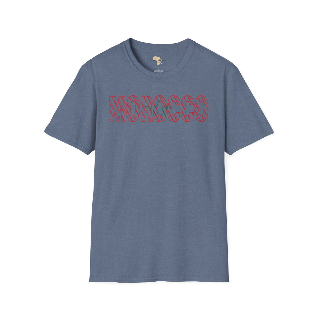 Morocco text unisex softstyle tee Funky African