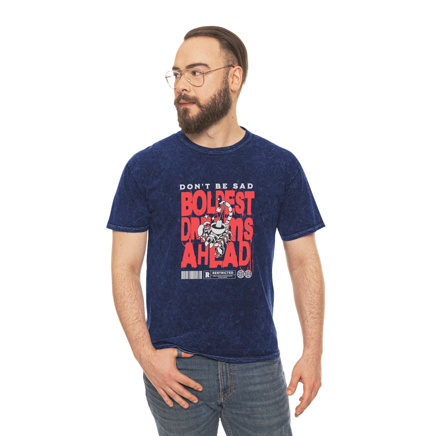 Don't be sad unisex wash tee