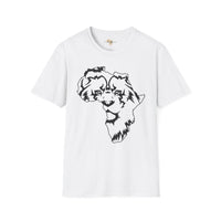 African map graffiti unisex softstyle tee