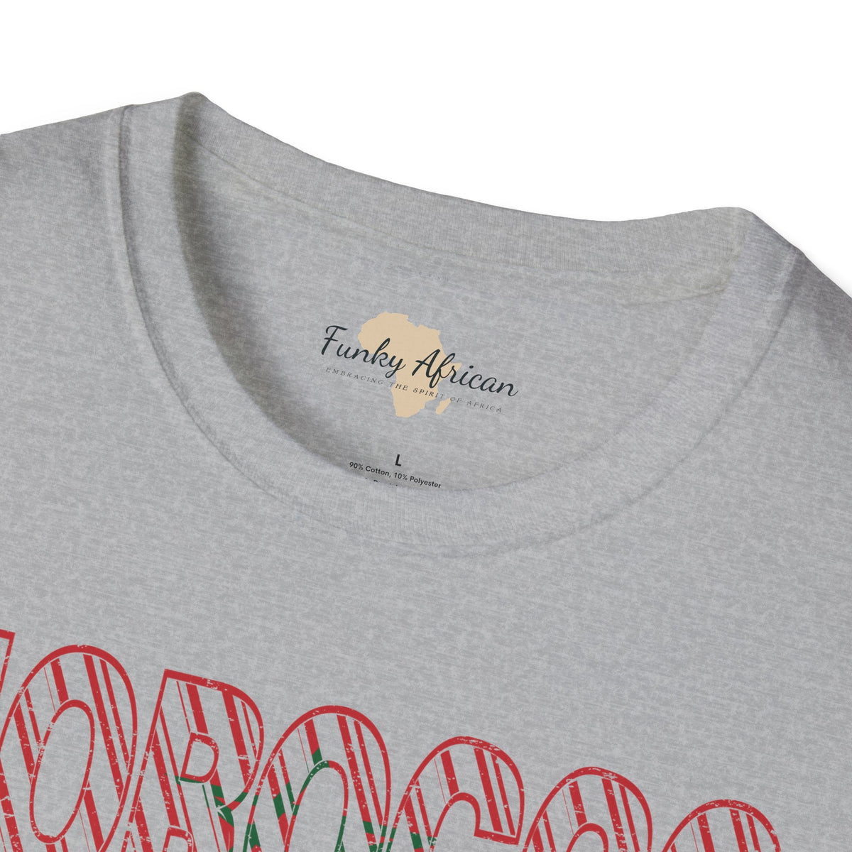 Morocco text unisex softstyle tee Funky African