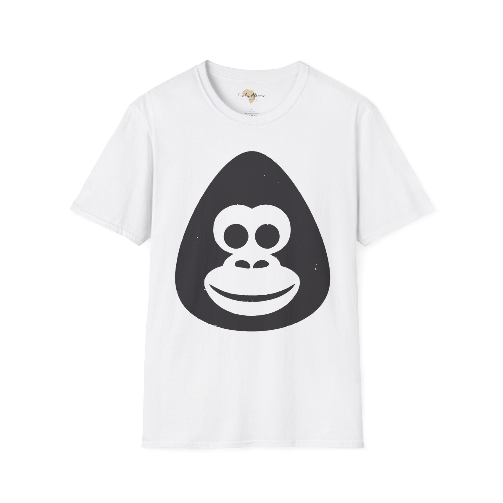 monkey graffiti unisex softstyle tee