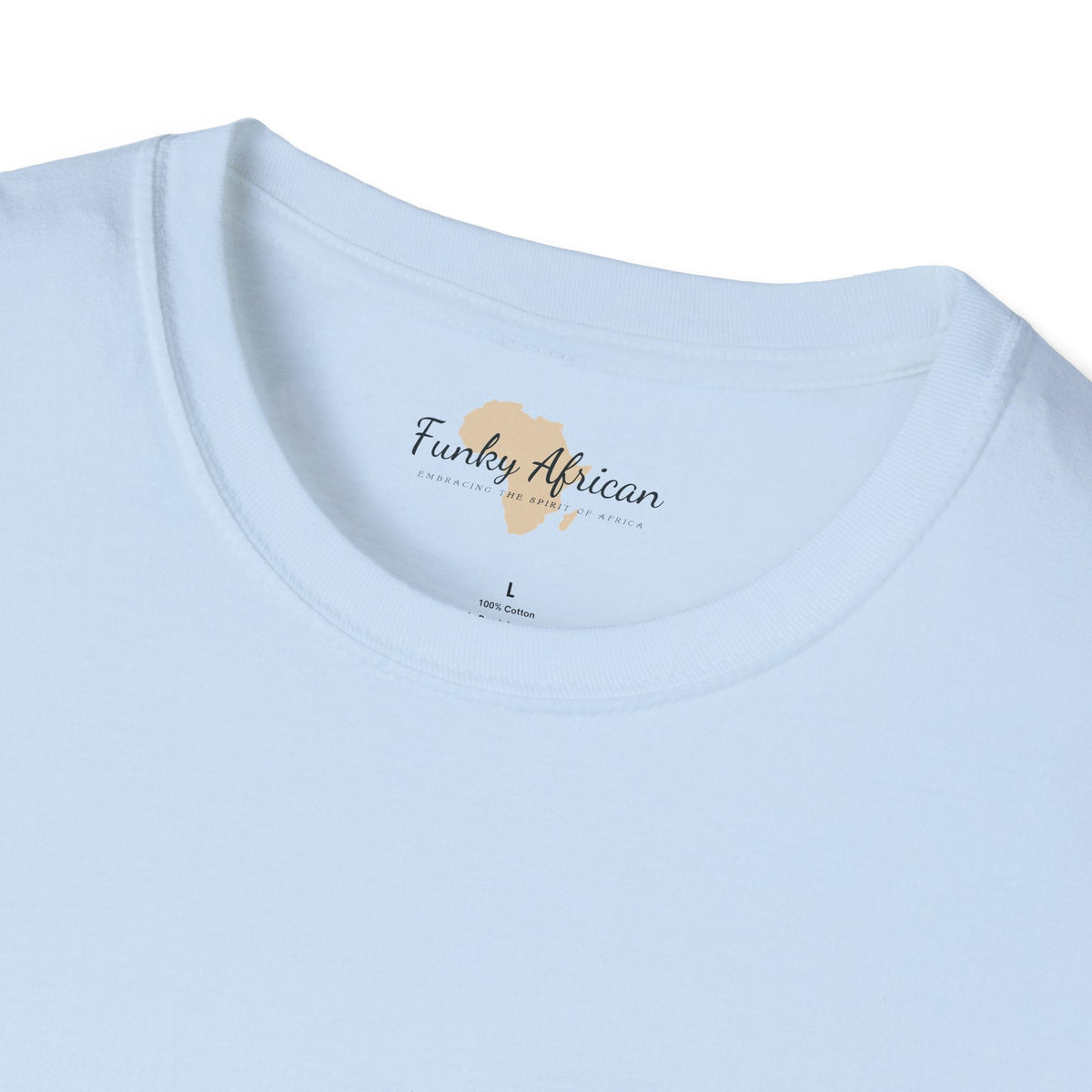 Blank unisex softstyle tee Funky African