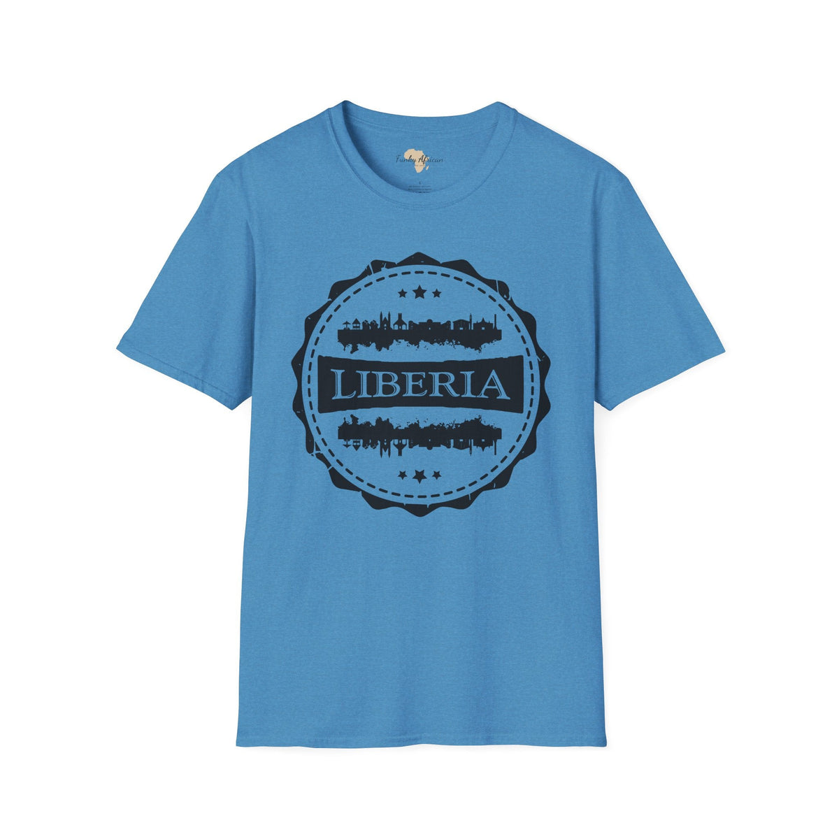 Liberia Stamp unisex tee Funky African