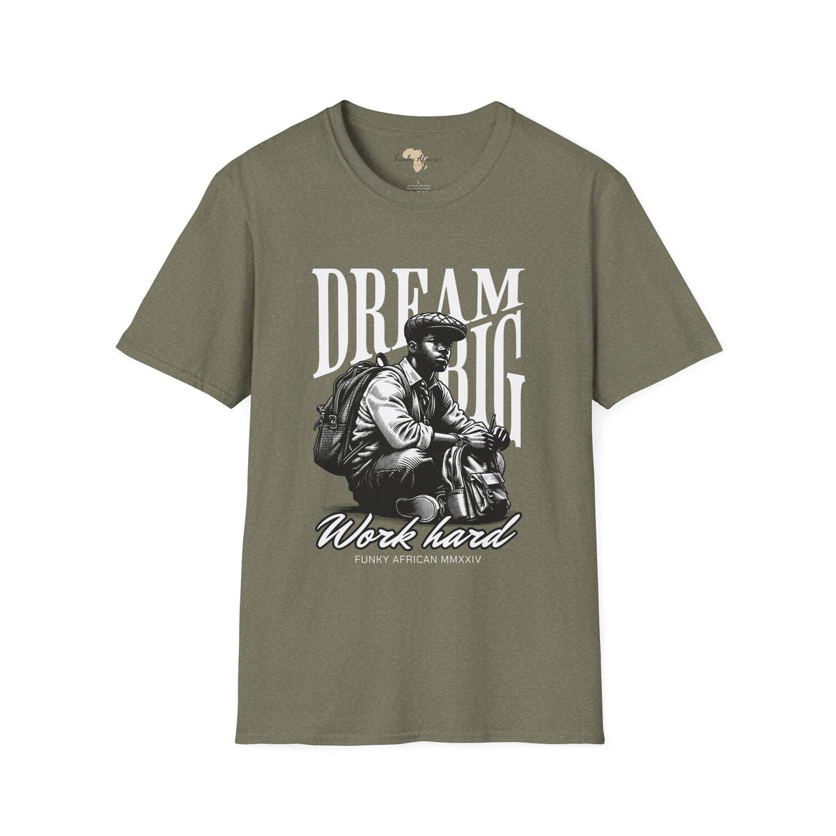 Dream big unisex softstyle tee Funky African
