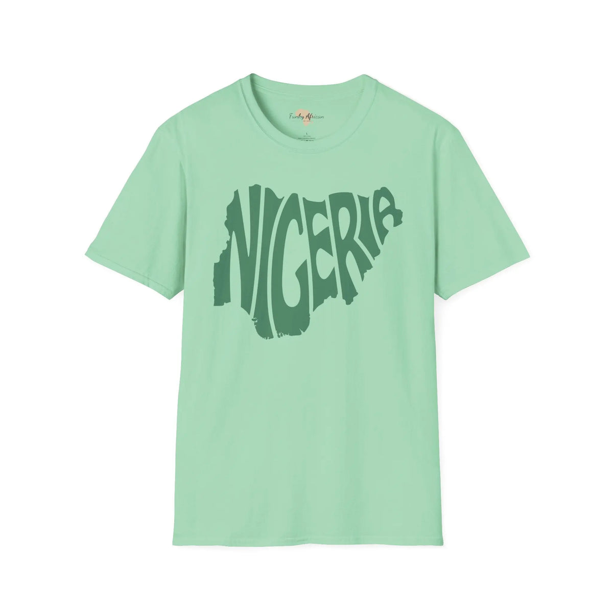 Nigeria cut unisex softstyle tee Funky African