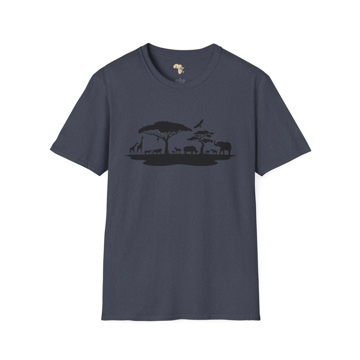 African jungle unisex softstyle tee Funky African